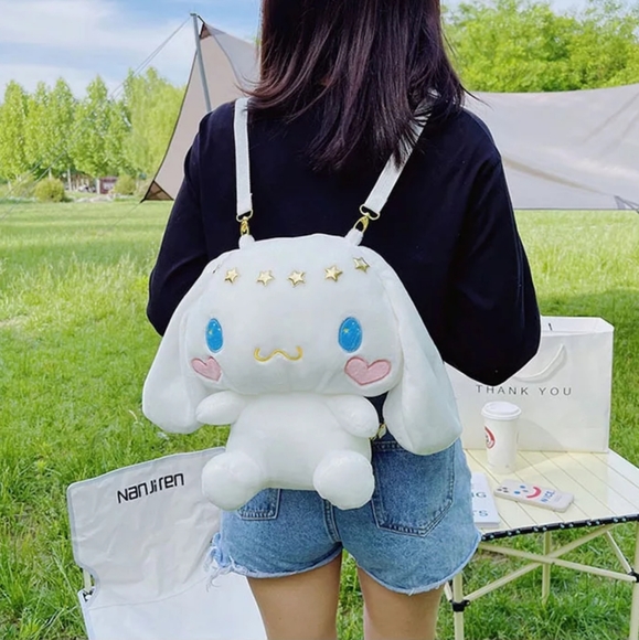 None Handbags - 💙Back In Stock💙Kawaii Sanrio Character Large Cinnamoroll Plush Backpack